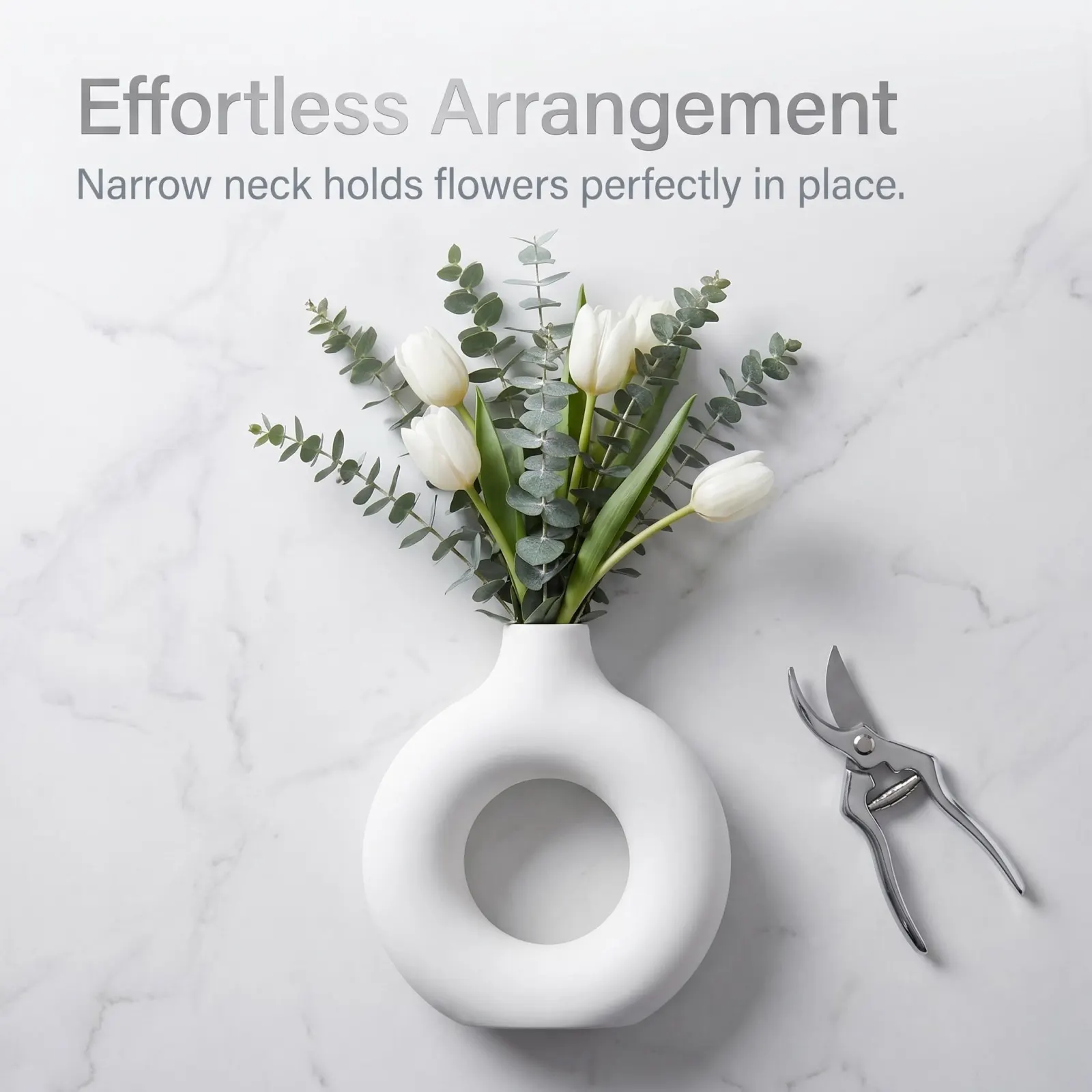 Minimalist Creative Donut Vase
